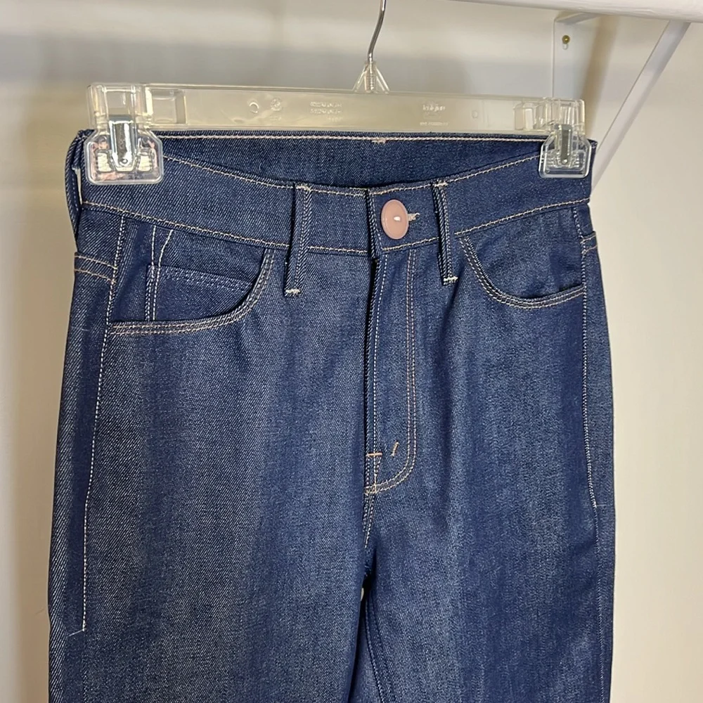 RARE Sample Piece Mother Rigid Dark Wash‎ Straight Leg Jeans- 4